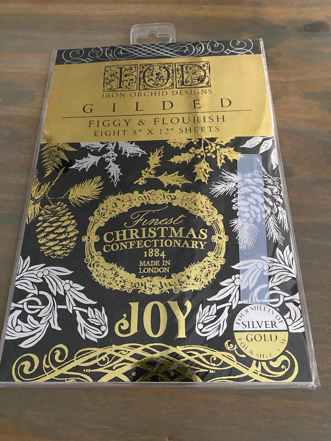 Transfert à Fer Orchidée Designs - Figgy & Florish - Édition Limitée Vacances 2025 (neuf)