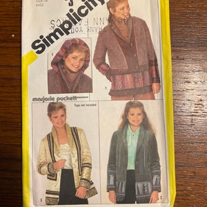 Simplicity 5287 jacket pattern