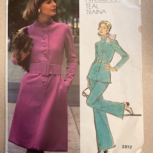Vogue 2812 dress, tunic and pants pattern size 10