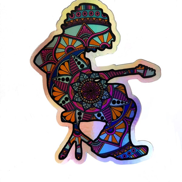 Widespread Panic Mikey Mandala Holographic Sticker