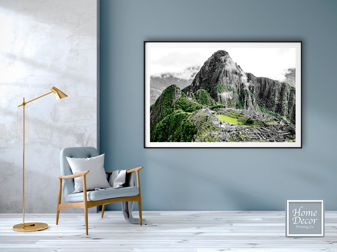 Machu Picchu South American Wall Art Prints Abstract Etsy