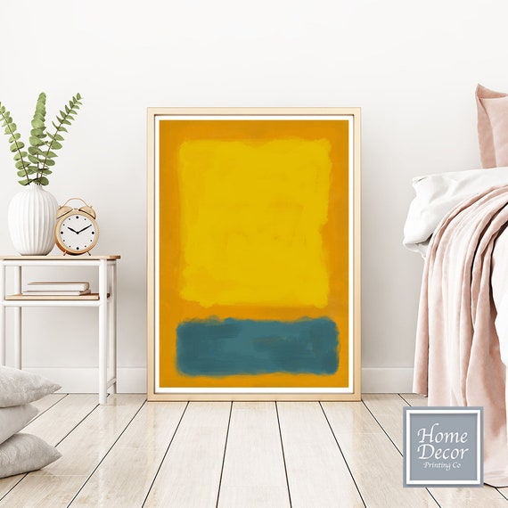 Rothko Style Minimalist Artwork Inexpensive Wall Art Etsy