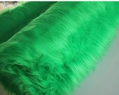 Green Faux Fur Craft Squares, Fur Fabric, Turquoise Faux Fur Fabric, Fur, Fake Fur