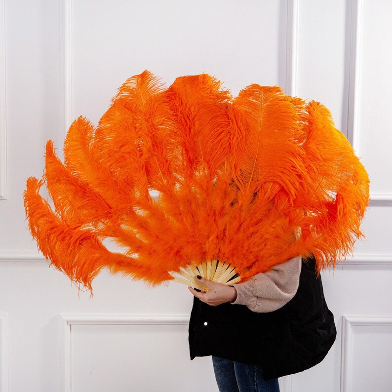 Burlesque Fansdance Feather Fansostrich Feather - Etsy