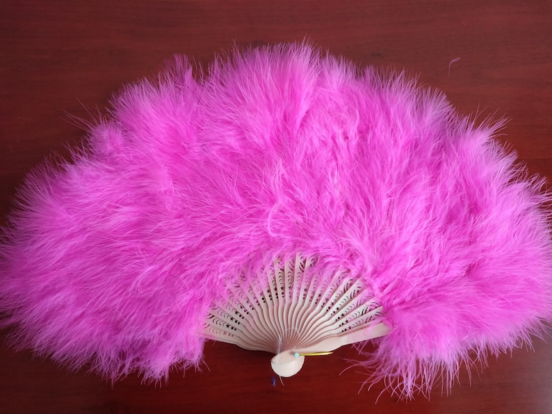 Hot Pink Feather Fandance Fancheap Burlesque - Etsy