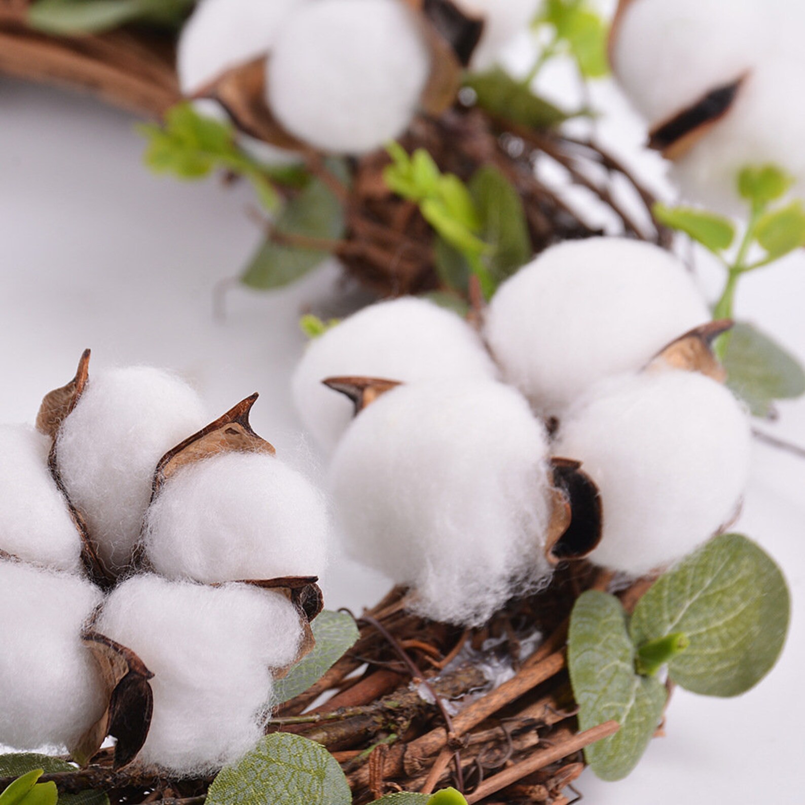 2/5/10 Pieces White cotton head 5cm natural kapok head dried Etsy