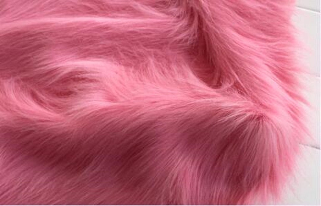 Pale Pink Faux Fur Craft Squares Fur Fabric Turquoise Faux - Etsy