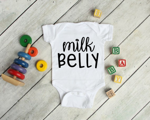milk belly onesie