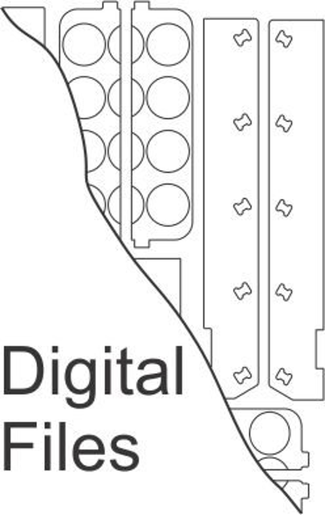 Rattle Can Rack Spray Paint Holder Downloadable Digital Files for Cnc ...