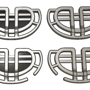 Scarlet Witch buckles STL 3D file for 3d printing