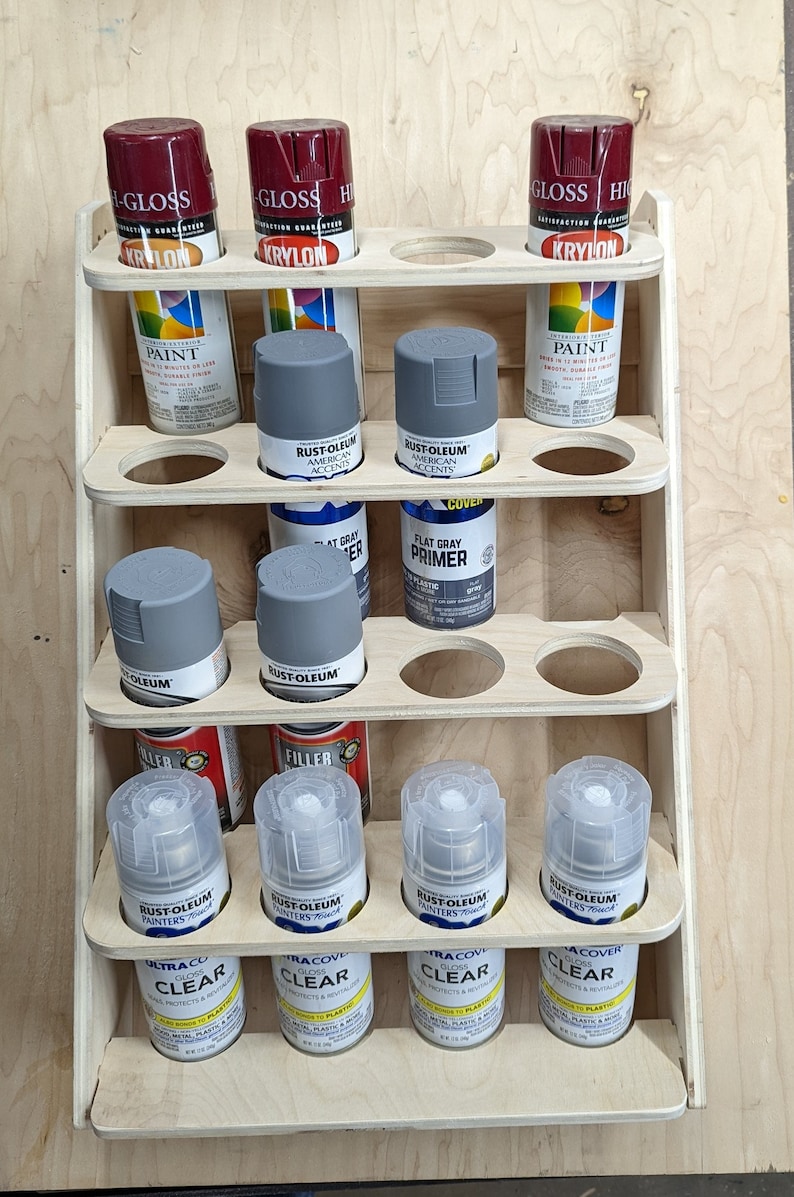 Rattle Can Rack Spray Paint Holder Downloadable Digital Files Etsy UK