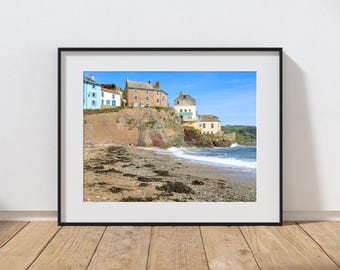Cawsand Beach Photo Print: Cornwall Coast Landscape