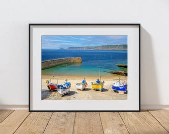 Sennen Cove Harbour with colourful fishing boats | Cornwall |  | Penwith | Lands End
