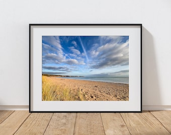 Oxwich Bay Sunset Print: Gower Peninsula, South Wales