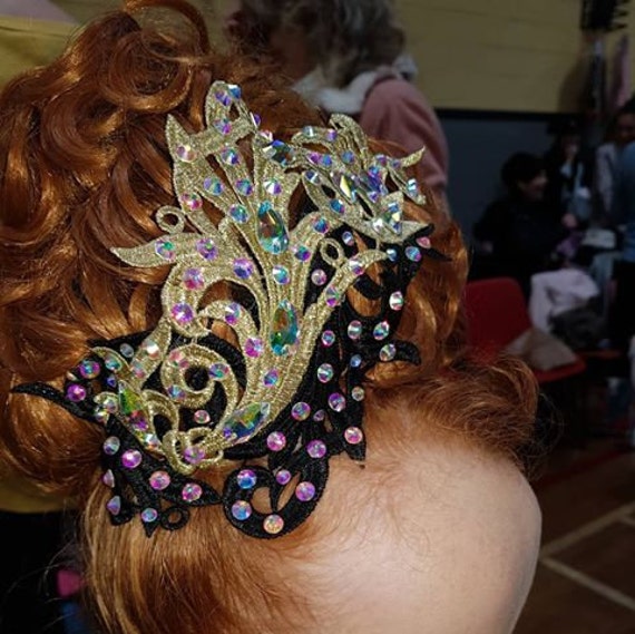 Double Lace Hair Piece 1 Irish Dance Etsy