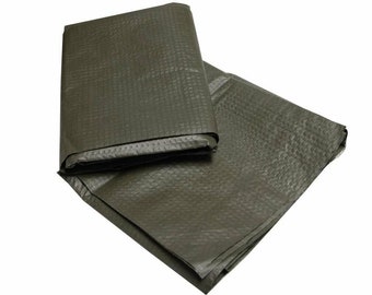 German Army Groundsheet Underlay Tarpaulin OD Military Waterproof Tarp Pad NEW