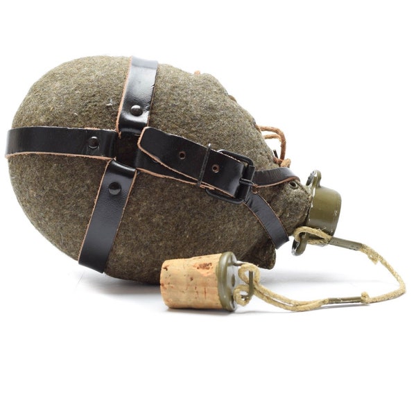 Original Czech Army Drinking Flask M60 Water Bottle Canteen cork plug stopper