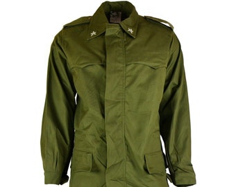 Original Italian army olive green parka military jacket BDU surplus issue  coat