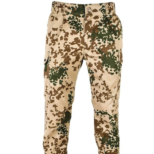 Genuine German Army Tropical Camo Tropentarn 5 Pocket Trousers Assorted Sizes!! Genuine German Army Tropical Camo Tropentarn 5 Pocket Trousers Assorted Sizes!!