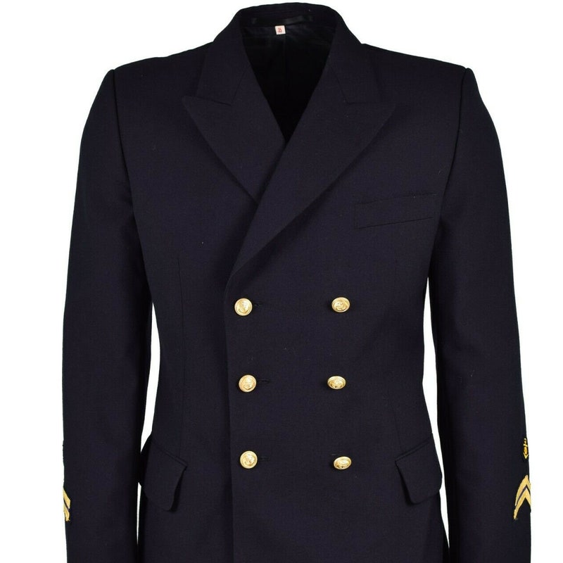 Original German army Marines Dress jacket dark navy Formal Uniform military