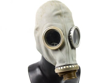 Cold war era Soviet russian military gas mask GP-5 Genuine surplus respiratory protection dirty mask Halloween costume
