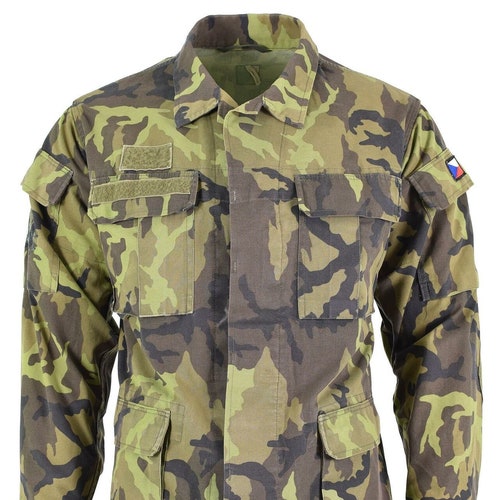 Original Czech Army Troops Field Jacket Leaf Camouflage - Etsy