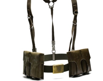 Y' Strap equipment belt support braces, M1939: German Army