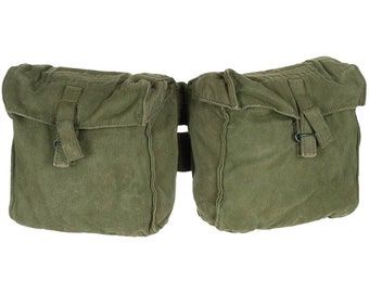 Original British military kidney magazine pouch double ammo bag tactical Olive