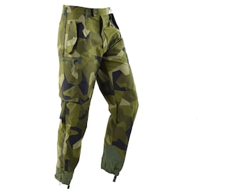 Original Swedish army M90 pants splinter camouflage field combat trousers NEW