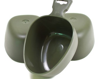 Genuine Swedish army cup plastic mug Trangia Kuksa Sweden military issue LOT