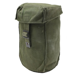 Original British military M58 water bottle pouch vintage adjustable straps Olive