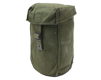 Original British military M58 water bottle pouch vintage adjustable straps Olive