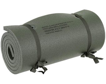 Original Dutch Military Sleeping Pad Waterproof Non Slip Top Coating Gray