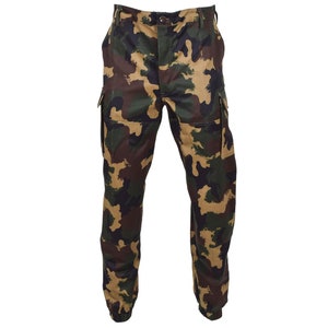 Genuine Hungarian Military field troops pants M1990 woodland camo reinforced Hungary army surplus trousers NEW