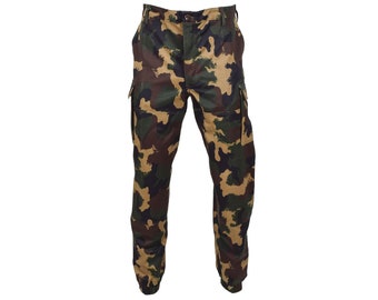 Genuine Hungarian Military field troops pants M1990 woodland camo reinforced Hungary army surplus trousers NEW