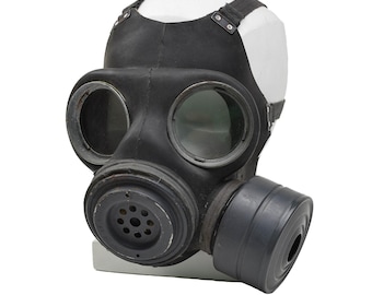 Original British Military Gasmask M44 lightweight Filter Bag Full Set Black