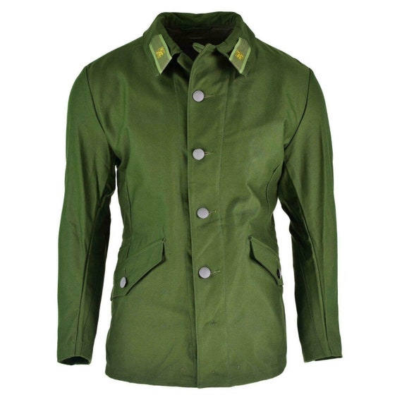 Original Swedish field troops jacket M59 green sol