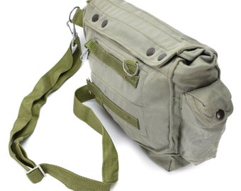 Genuine Polish gas mask MP-4 carrying Bag pouch shoulder strap hard cover cotton