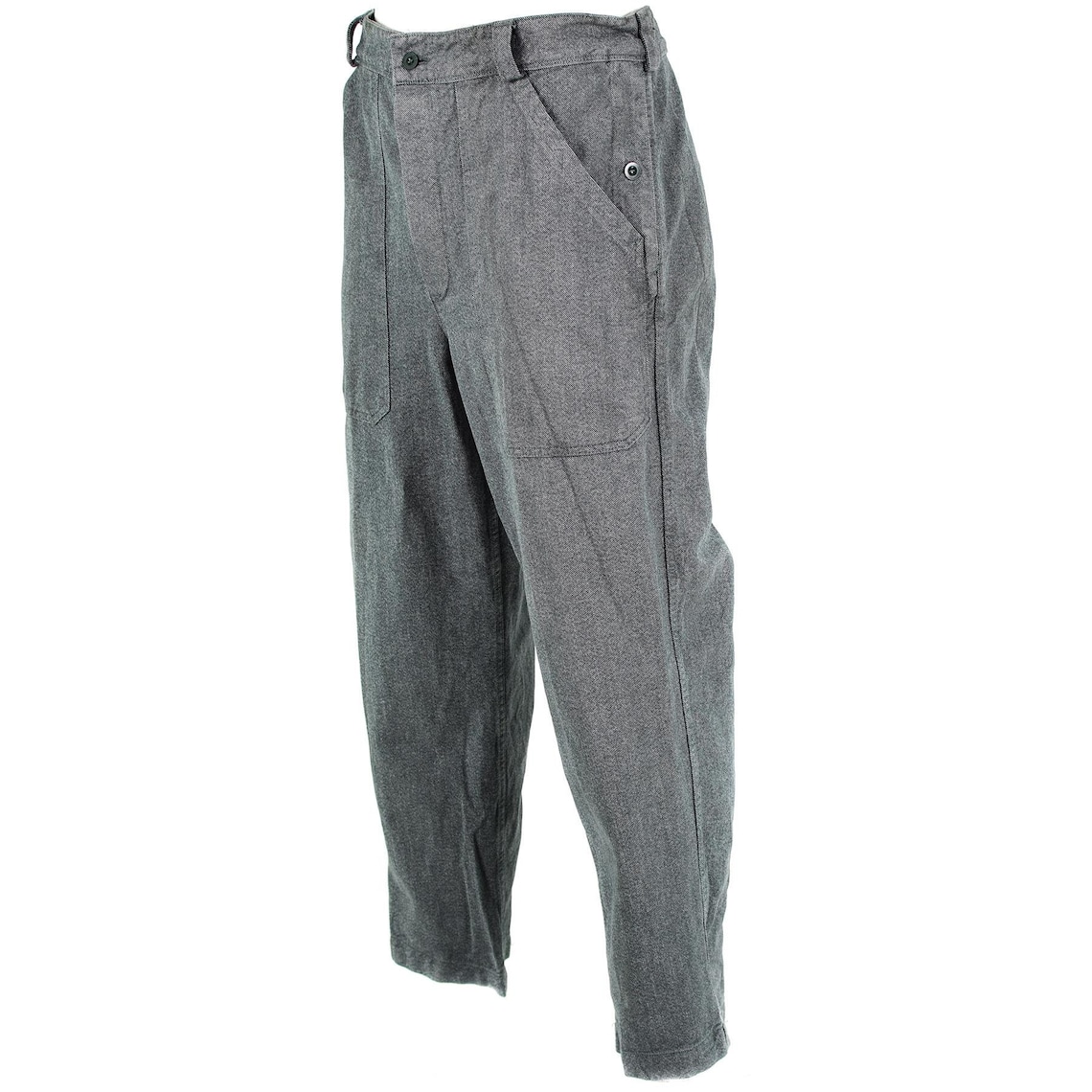 Genuine Swiss Army Denim Work Pants Grey Trousers Military Etsy