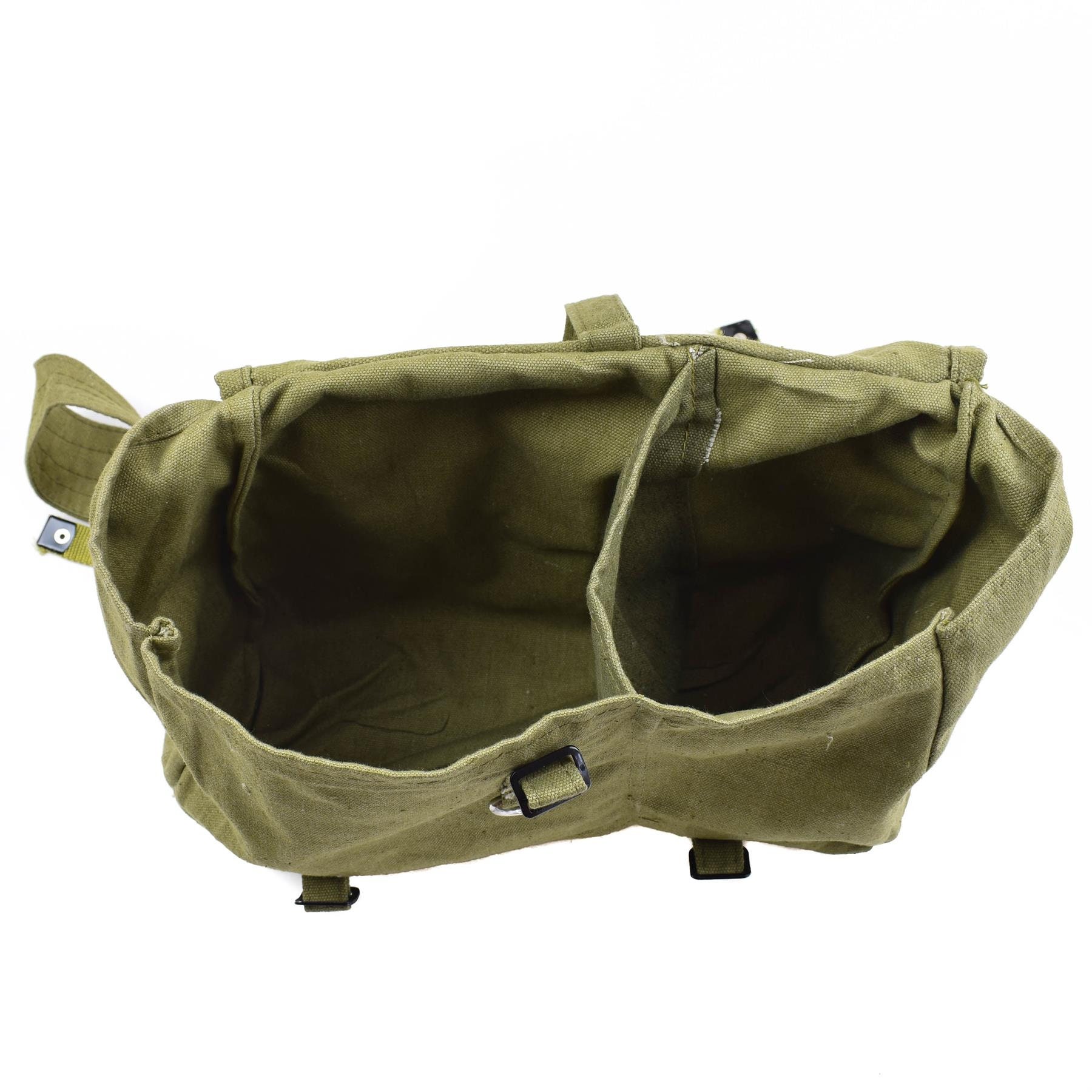 Genuine Romanian Army Bread Bag Military Surplus Olive Canvas Etsy