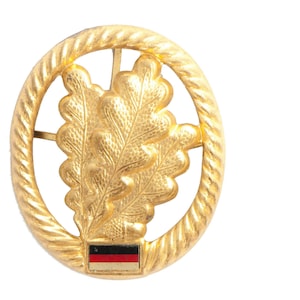Originele Duitse leger Baret cap Badge cockade Jäger corps eiken blad jager hoed Insignia zwart-rood-goud