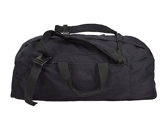 Original Dutch Military duffle sportswear bag travel backpack rucksack black Netherlands military surplus
