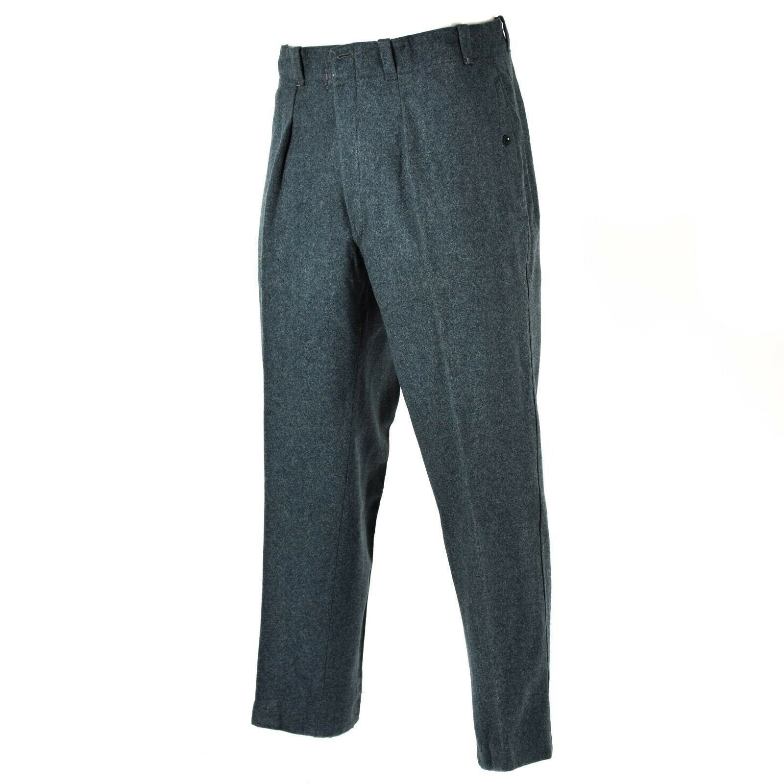 Original Swiss army wool pants military surplus field trousers Switzerland