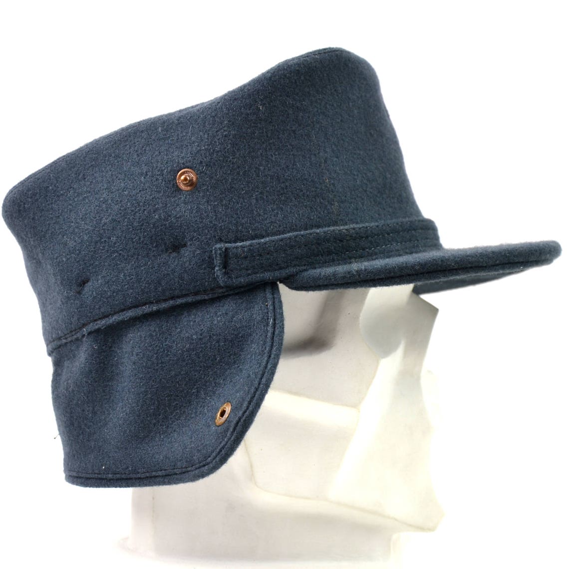 Original Swedish army wool winter hat. Blue Sweden Winter cap Etsy