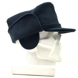 Original Swedish army wool winter hat. Blue Sweden Winter cap SMALL & MEDIUM Sizes 56cm, 57cm  NEW