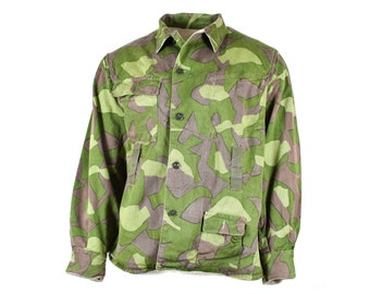 Original Finnish army jacket M62 camo uniform reversible winter snow woodland camouflage surplus suit