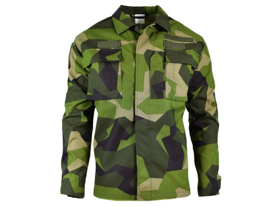 Original Swedish Army M90 Jacket Splinter Camouflage Field - Etsy