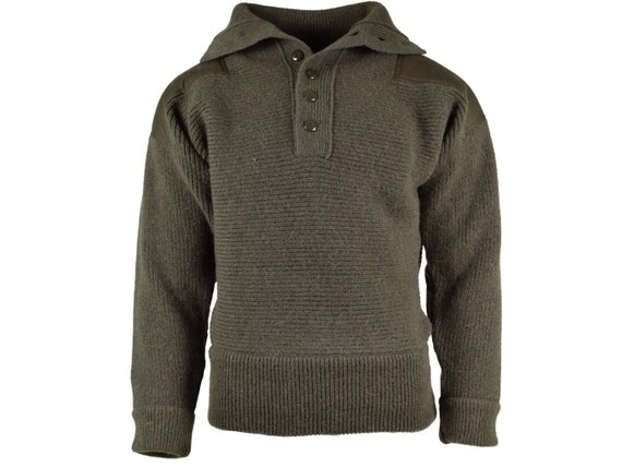 Original Austrian Army Alpine Pullover Knit Sweater Olive OD - Etsy