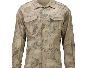 Genuine Turkish Army Uniform Jacket RipStop Reinforced Elbows M2018 Camo