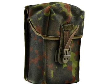 Original German army G3 magazine pouch bag flecktarn Camo ammo holder mag